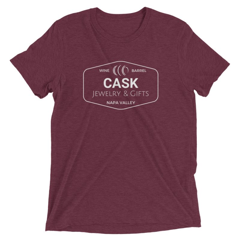 Short sleeve wine colored t-shirt